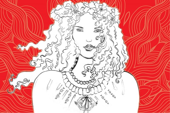 Drawings: Ukrainian girl