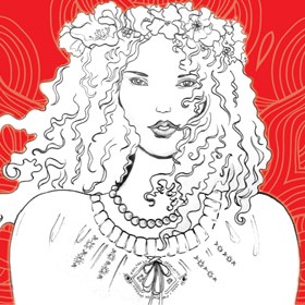 Drawings: Ukrainian girl