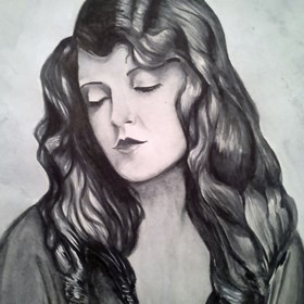 Drawings: Retro Lady